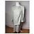 Vintage Givenchy Abstraktes Kleid Grau Türkis L Silber - Ansicht 14