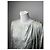 Vintage Givenchy Abstraktes Kleid Grau Türkis L Silber - Ansicht 3