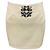 Autre Marque Falda mini de lana twill adornada con cristales Area Beige