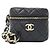 Pochette in pelle di agnello nero Chanel AP2803