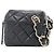 Pochette in pelle di agnello nero Chanel AP2803 - vista 2