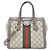 Bolso de mano Gucci Ophidia Castaño Beige