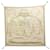 Silk In Hermès Hermes PROJEKTE QUADRATE MIT BLEISTIFT Seidenschal Beige