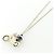 Collana in Cristallo Chanel Nero Bianco D'oro - vista 3