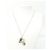 Collana in Cristallo Chanel Nero Bianco D'oro - vista 5