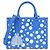 Borsa Tote OnTheGo PM in Monogram Empreinte di Louis Vuitton Blu
