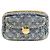 Borsa a Spalla in Denim Monogram Louis Vuitton Blu