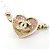Bracciale charm Chanel in oro, rosa e bianco D'oro - vista 2