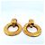 Orecchini a cerchio vintage Chanel D'oro - vista 2