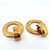 Orecchini a cerchio vintage Chanel D'oro - vista 4
