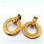 Orecchini a cerchio vintage Chanel D'oro - vista 5