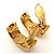 Orecchini a cerchio vintage Chanel D'oro - vista 6