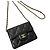 Timeless Portafoglio a catena Matelassé Chanel Nero