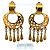 Orecchini a clip Coco Mark vintage 1995 di Chanel D'oro