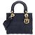 Borsa a mano Lady D-Light media Christian Dior Blu