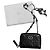 Christian Dior Cartera / Tarjeta Caro Scarlett Negro