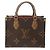 Borsa OnTheGo PM Monogram Reverse Louis Vuitton Marrone