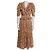 Vestido midi Lisette Ulla Johnson naranja algodón