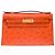Hermès Borsa HERMES Kelly Mini in Pelle Esotica Arancione - 103364 - vista 3
