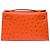 Hermès Borsa HERMES Kelly Mini in Pelle Esotica Arancione - 103364 - vista 4