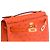 Hermès Borsa HERMES Kelly Mini in Pelle Esotica Arancione - 103364 - vista 7