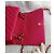 Borsa Chanel Flap Rosa Rosso Arancione Jersey Multicolore - vista 4