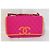 Borsa Chanel Flap Rosa Rosso Arancione Jersey Multicolore - vista 8