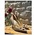 Beige suede pumps by Jimmy Choo - view 3