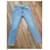 Jeans Msgm Blu Chiaro Cotone  - vista 9