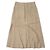 Autre Marque Falda de lino, lana y seda Drawer Beige