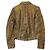 Ralph Lauren Chaqueta de cuero ajustada RRL Castaño - vista 2