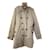 Impermeable Burberry Brit beige de algodón