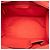 Céline Celine Mini Luggage Tote em couro de bezerro vermelho - vista 4