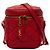 Rote Grain de Poudre gesteppte Vanity Bag der 80er von Saint Laurent