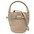 Céline Borsa grande a secchiello in pelle Nano beige di Celine
