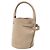 Céline Borsa grande a secchiello in pelle Nano beige di Celine - vista 2