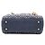 Dior Mini Denim Cannage Blu Studded Morbido Lady Dior Blu navy - vista 3