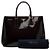 Bolsa Galleria Double Zip em spazzolato roxo médio da Prada - vista 8