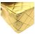 Borsa a mano in pelle di agnello dorata Chanel D'oro - vista 3