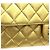 Borsa a mano in pelle di agnello dorata Chanel D'oro - vista 4