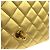 Borsa a mano in pelle di agnello dorata Chanel D'oro - vista 6