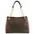 Borsa a Spalla Louis Vuitton Monogram Surenne MM M43773 Marrone Fuschia