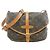 Borsa a Spalla Saumur Monogram Louis Vuitton Marrone