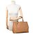 BORSA PRADA GRAND GALLERIA GM IN PELLE GRAIN SAFFIANO ORO Cammello - vista 7