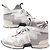 Hermès HERMES ACTION H201103Z 38 GRAU WEISS CANVAS LEDER SNEAKERS - Ansicht 3