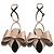 Bailarinas Wrap Strap Le Cadeau de Mach & Mach en Ante Negro - vista 2