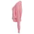 Iro Uberta Oversized Rippstrick-Cardigan aus Polyester in Rosa Braun Pink - Ansicht 2