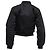 Balenciaga Shrunk Bomber Jacket in Black Polyamide - view 4