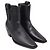 Stivaletti Western Monili Brunello Cucinelli in pelle nera Nero - vista 3