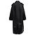 Dior Double-Breasted Coat in Black Lambskin Leather - view 4